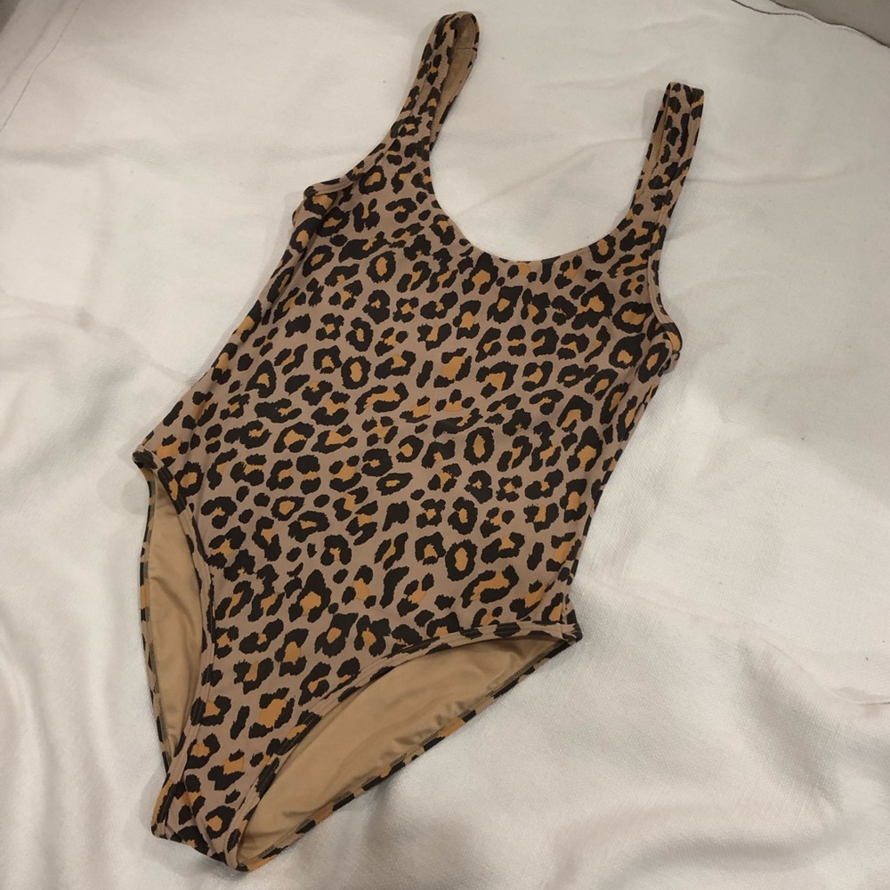 Spell and the gypsy Jane leopard one piece swim